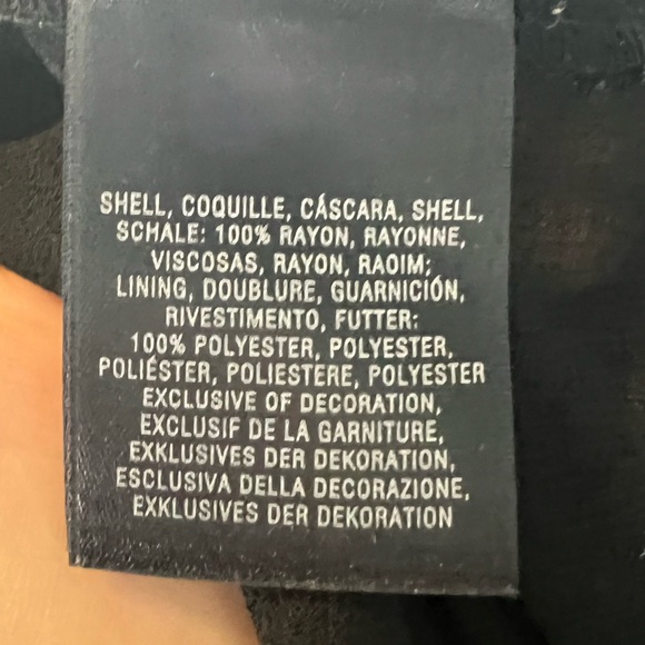 3/$30 🍂 Anthropologie Floreat Abelia Tribal Print Dress Black Multicolored - Picture 10 of 10